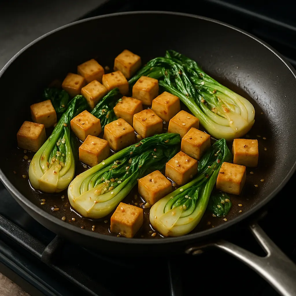 Tofu and Bok Choy